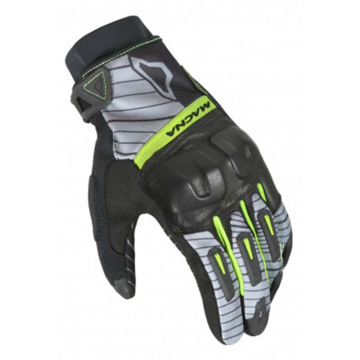 Macna ATTILA RTX Grey/Yellow motorcycle gloves Macna ATTILA RTX Grey/Yellow motorcycle gloves