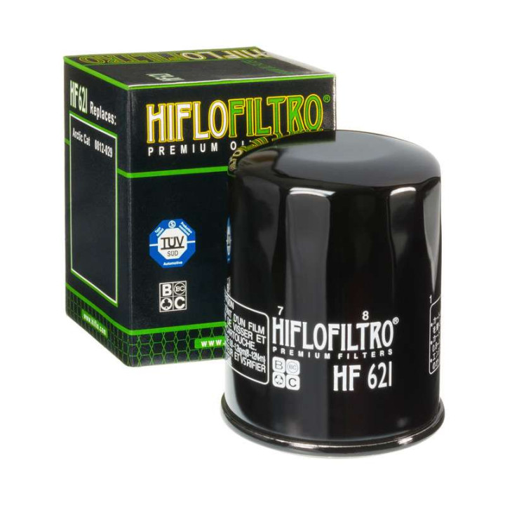 Filtre à huile Hiflofiltro HF621 Arctic Cat  Filtre à huile Hiflofiltro HF621 Arctic Cat