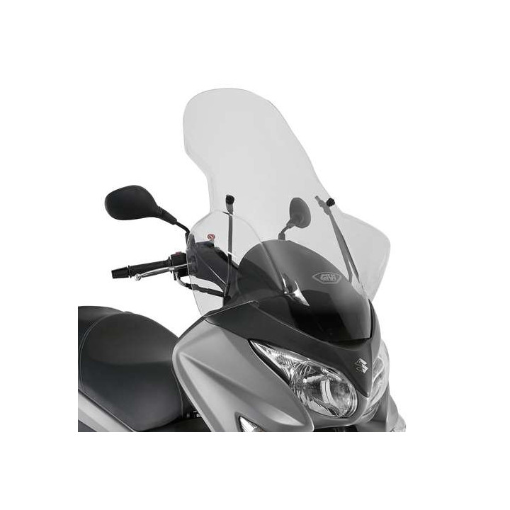 Givi clear bubble +21.5cm (3106DT+D267KIT) Suzuki Burgman 125/200 07-