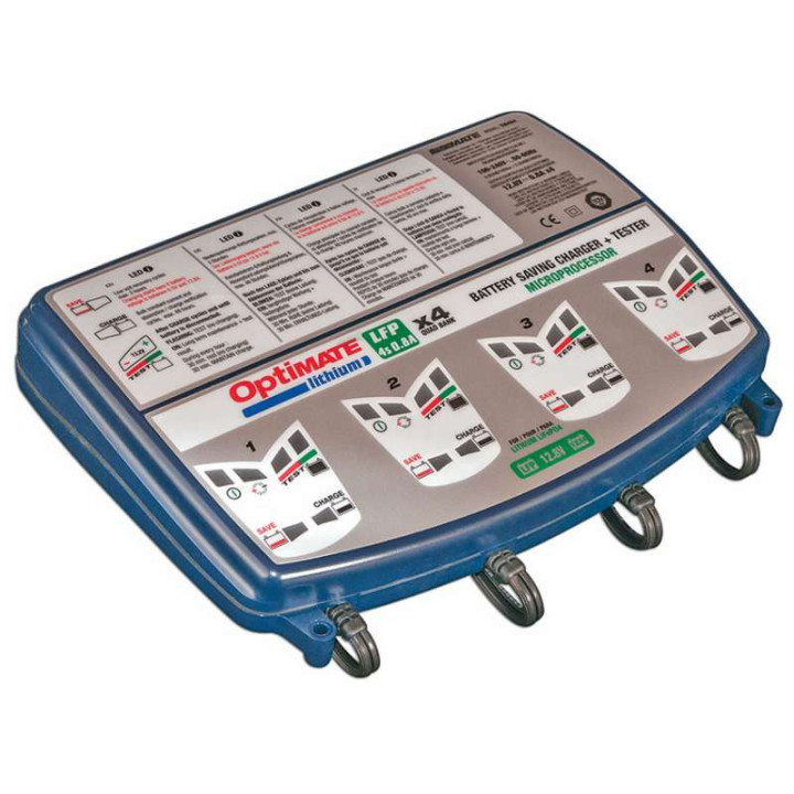 Battery charger Tecmate OPTIMATE LITHIUMx4 12V 2-30Ah