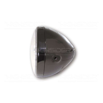 HIGHSIDER VOYAGE BLACK 7-inch LED motorcycle headlight (side mount)