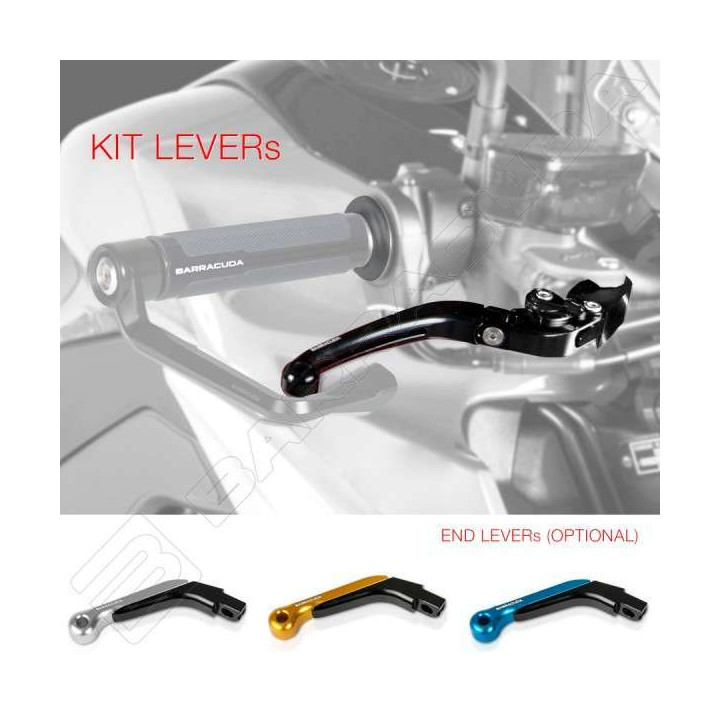 Leviers frein et embrayage Barracuda Kawasaki Z650/Z900