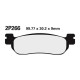 Semi-metal brake pads Nissin 2P-266NS