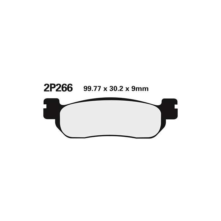 Semi-metal brake pads Nissin 2P-266NS
