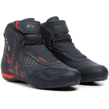 Baskets moto TCX R04D WP Noir/Rouge