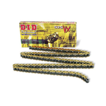 DID 525 VX2 Gold 112 transmission chain