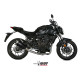 Complete line Mivv DELTA RACE Inox Black high pos. (Y.045.LDRB) Yamaha MT-07