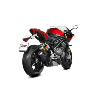 Mivv MK3 Carbon approved mufflers (T.025.LM3C) Triumph Speed Triple 1200RR/RS
