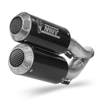 Mivv MK3 Carbon approved mufflers (T.025.LM3C) Triumph Speed Triple 1200RR/RS
