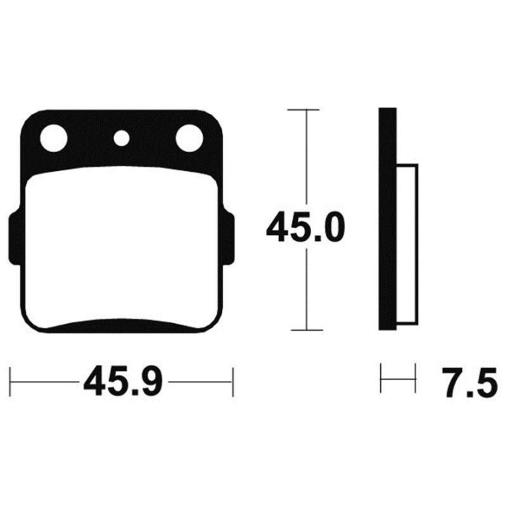 Cross brake pads Tecnium MO92