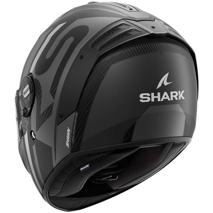 Motorcycle helmet Shark SPARTAN RS CARBON SHAWN MAT Black/Grey