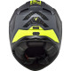 LS2 FF811 VECTOR II SPLITTER Titanium/Yellow motorcycle helmet 22.06