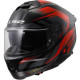 LS2 FF808 STREAM II FURY motorcycle helmet Black/Red 22.06