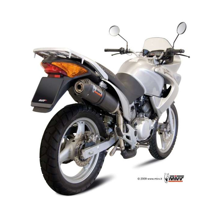 Silencieux Homologué Mivv OVAL Carbone (H.044.L3C) Honda XL125V Varadero