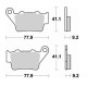Brake pads sinter BRAKING 773CM46 
