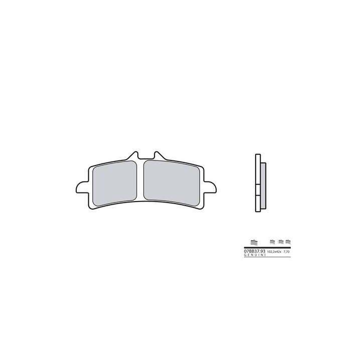 Plaquettes de frein organique BREMBO 07BB3793