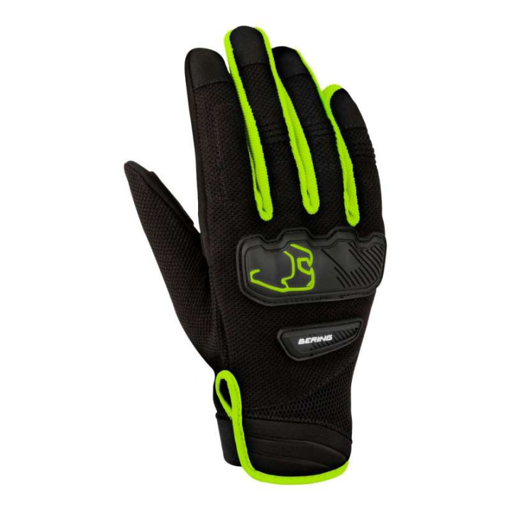 Gants moto d'été Bering YORK NOIR/FLUO