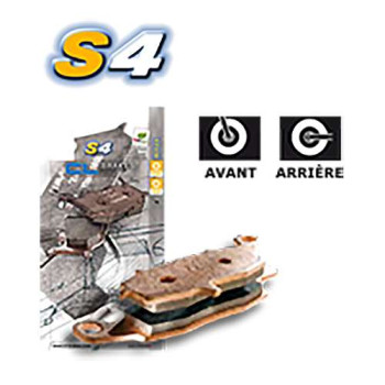 Plaquettes de frein sinter CL BRAKES 2284S4
