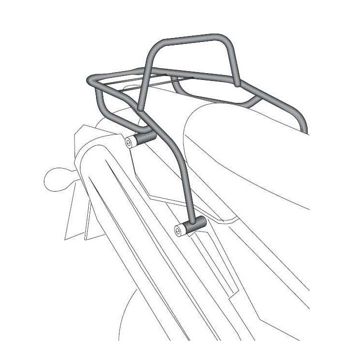 Top Case Bracket Hepco &- Becker Yamaha XT660 R / X 04-06 Top Case Bracket Hepco &- Becker Yamaha XT660 R / X 04-06