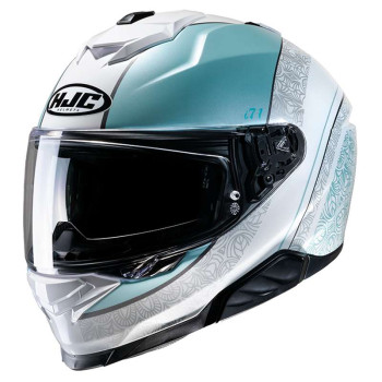 HJC I71 SERA WHITE/BLUE motorcycle helmet
