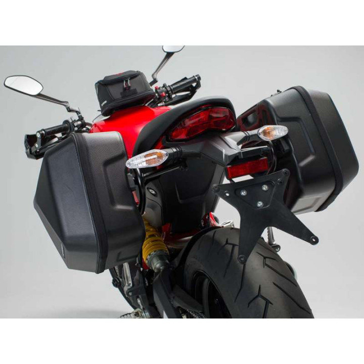 SW-Motech URBAN ABS case kit 2x16,5L Ducati MONSTER 797