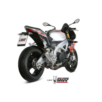 Mivv MK3 Inox muffler (A.012.SM3X) Aprilia Tuono V4RR/Factory