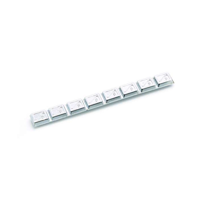 Lead adhesive balance mass (chromed) 50x40grs