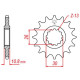 Pignon JT 16 dents pas 530 type 579