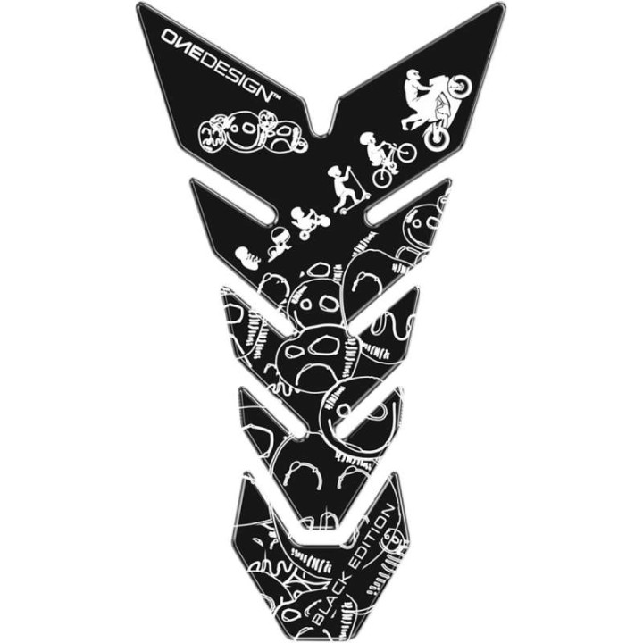 Protection de réservoir moto OneDesign BLACK ED. FACES CGBE13P
