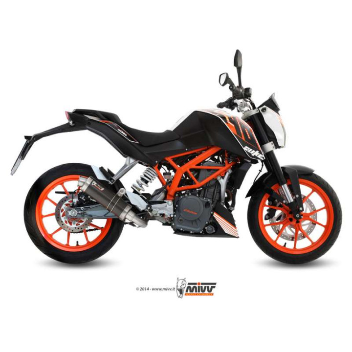 Complete line Mivv GP Carbon (KT.012.L2S) KTM 390 DUKE