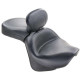 Selle confort Mustang WIDE TOURING Vintage + dosseret Kawasaki VN900 Vulcan