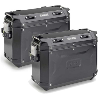 Black motorcycle cases Kappa KFR37BPACK2 K-FORCE Black motorcycle cases Kappa KFR37BPACK2 K-FORCE