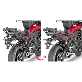 Support valises Givi MONOKEY SIDE V35 (PLXR2139) Yamaha MT-09 TRACER 18-