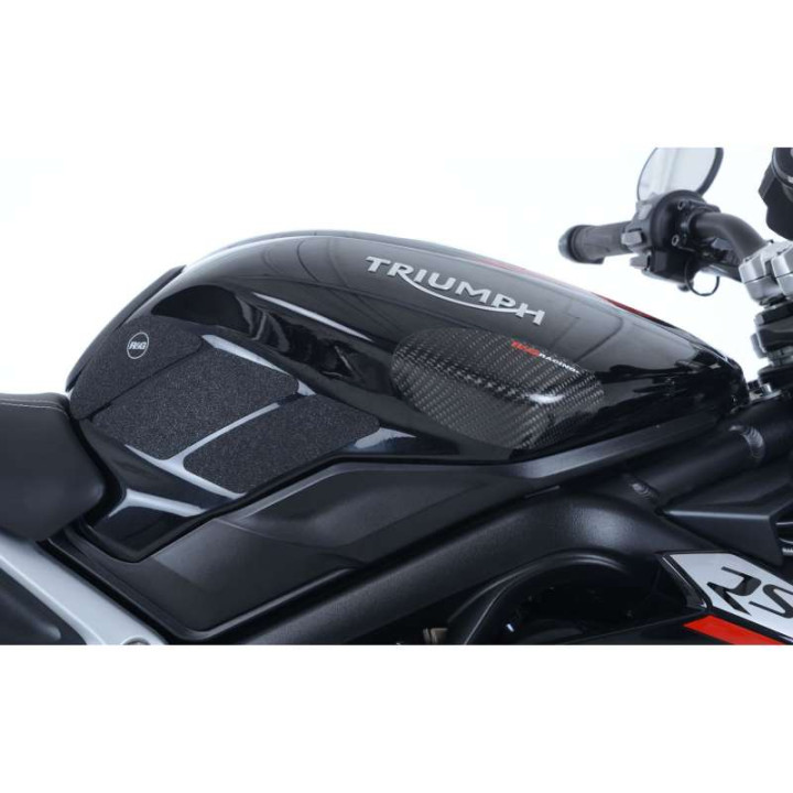 Kit grip de réservoir R&G (EZRG801)  Triumph Daytona/Street Triple 13-