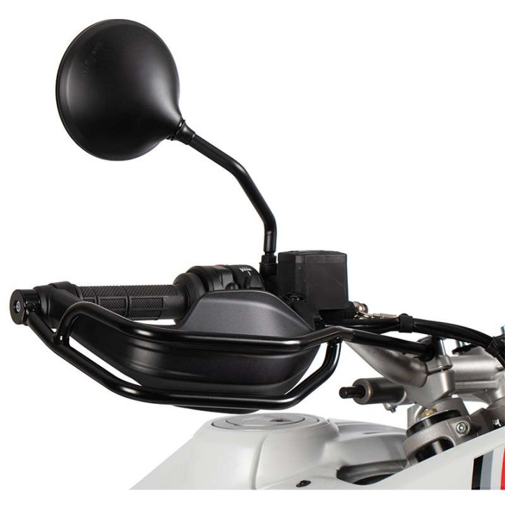 Black hand guard reinforcements Hepco &amp- Becker DUCATI DESERT X