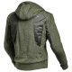 Macna BREEZE summer motorcycle jacket Green/Black