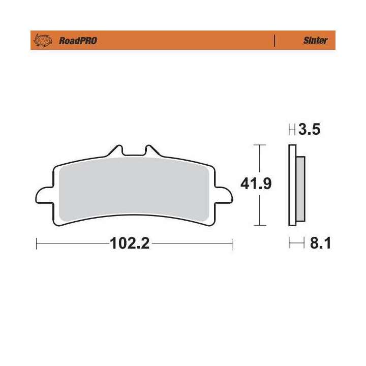 Sinter brake pads Moto Master RoadPro 407001