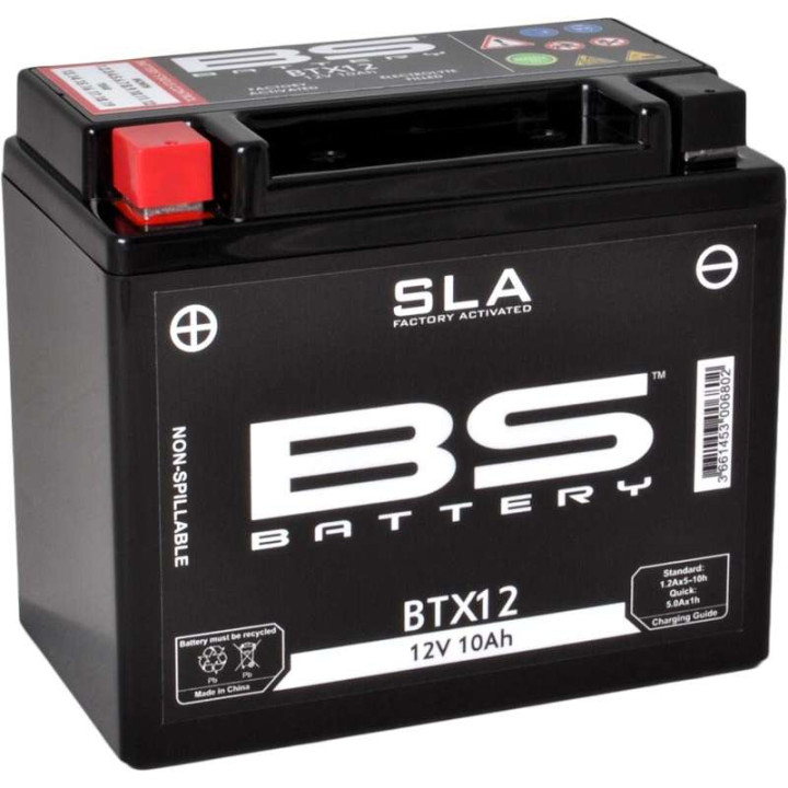 Battery BS BTX12 SLA (YTX12-BS)