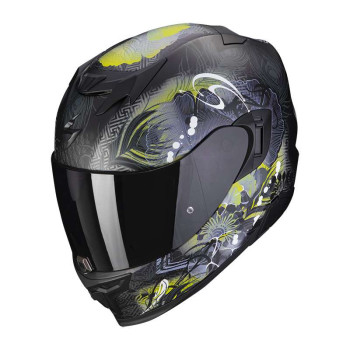 Scorpion EXO-520 EVO AIR MELROSE BLACK MAT / YELLOW Helmet