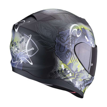 Scorpion EXO-520 EVO AIR MELROSE BLACK MAT / YELLOW Helmet