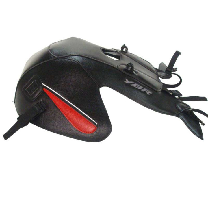 Bagster tank mat black/red deco (1596E) Yamaha YBR 125