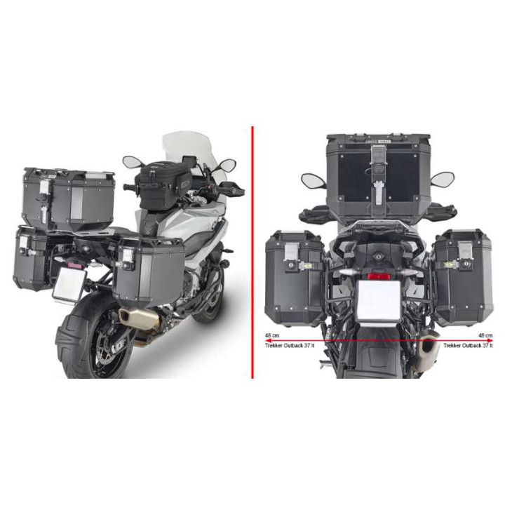 Support valises Givi MONOKEY CAM-SIDE (PLO5138CAM) BMW S1000XR 20-