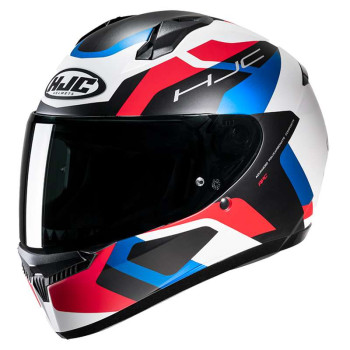 Motorcycle helmet HJC C10 TINS BLUE/BLANK/RED