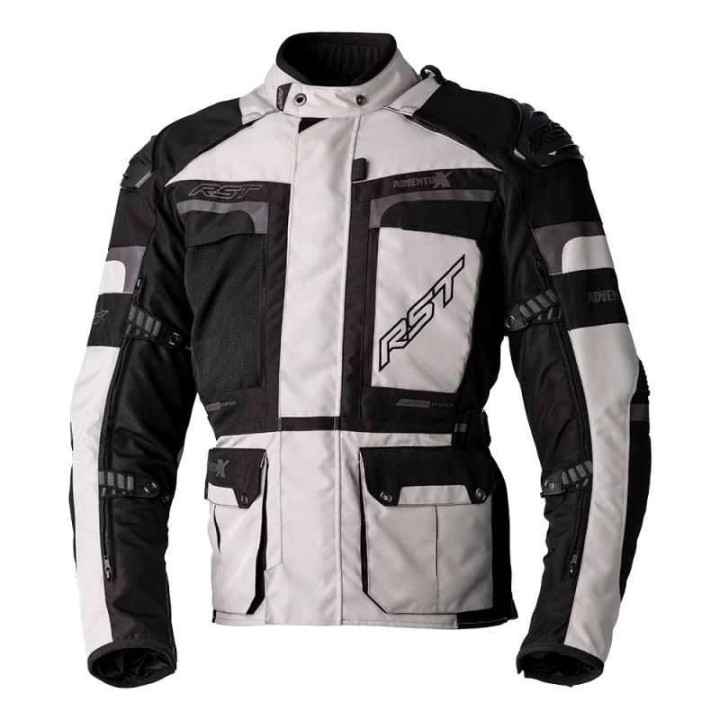 Veste moto RST ADVENTURE X GRIS/NOIR