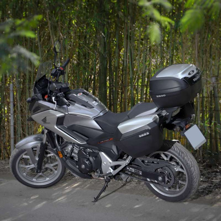 Top Case moto Shad SH40 capot alu