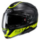 Modular motorcycle helmet HJC RPHA 91 RAFINO BLACK/YELLOW