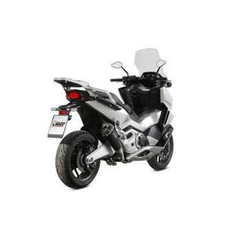 Silencieux homologué Mivv DELTA RACE Inox noir (H.080.LDRB) Honda Forza