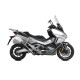 Silencieux homologué Mivv DELTA RACE Inox noir (H.080.LDRB) Honda Forza