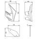 Ailerons latéraux Puig DOWNFORCE NAKED (20328) Kawasaki Z650 Ailerons latéraux Puig DOWNFORCE NAKED (20328) Kawasaki Z650