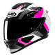 Casque moto HJC C10 TINS ROSE/BLANC